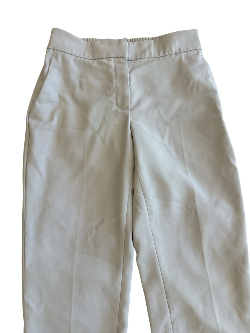 Quince Stretch Crepe Ankle Pants in Sand - Picture 6 of 13